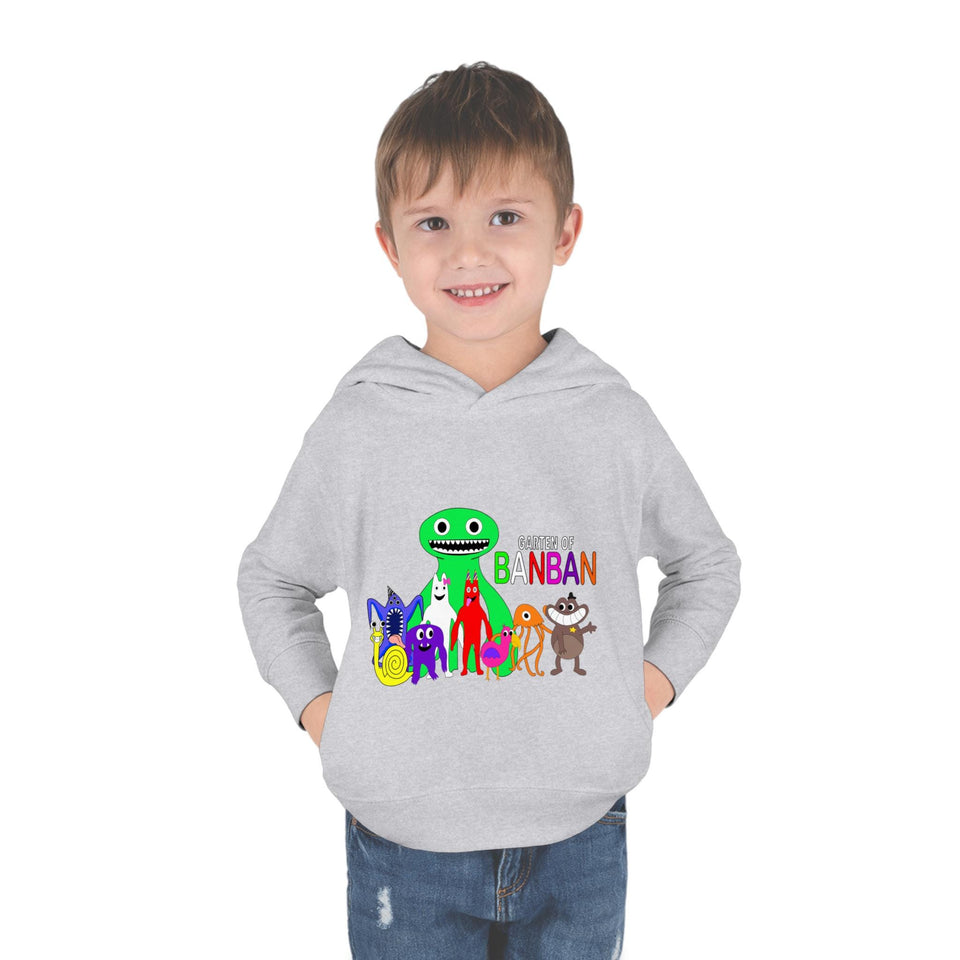Garten of Banban Toddler Fleece Hoodie: Jumbo Josh & Opila Bird