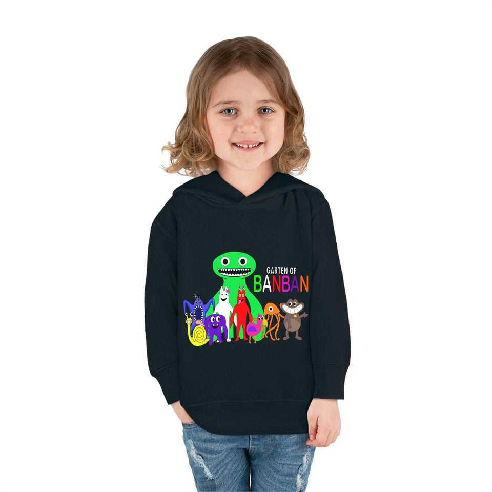 Garten of Banban Toddler Fleece Hoodie: Jumbo Josh & Opila Bird