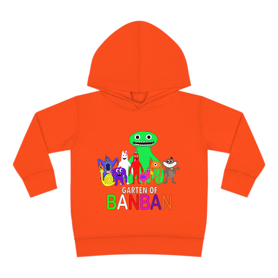 Garten of Banban Toddler Fleece Hoodie: Jumbo Josh & Opila Bird