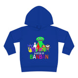 Garten of Banban Toddler Fleece Hoodie: Jumbo Josh & Opila Bird