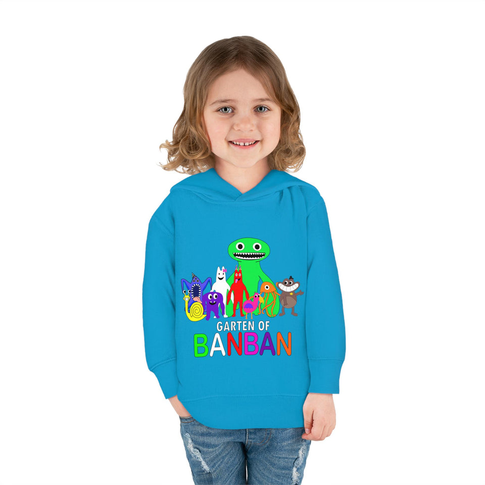 Garten of Banban Toddler Fleece Hoodie: Jumbo Josh & Opila Bird