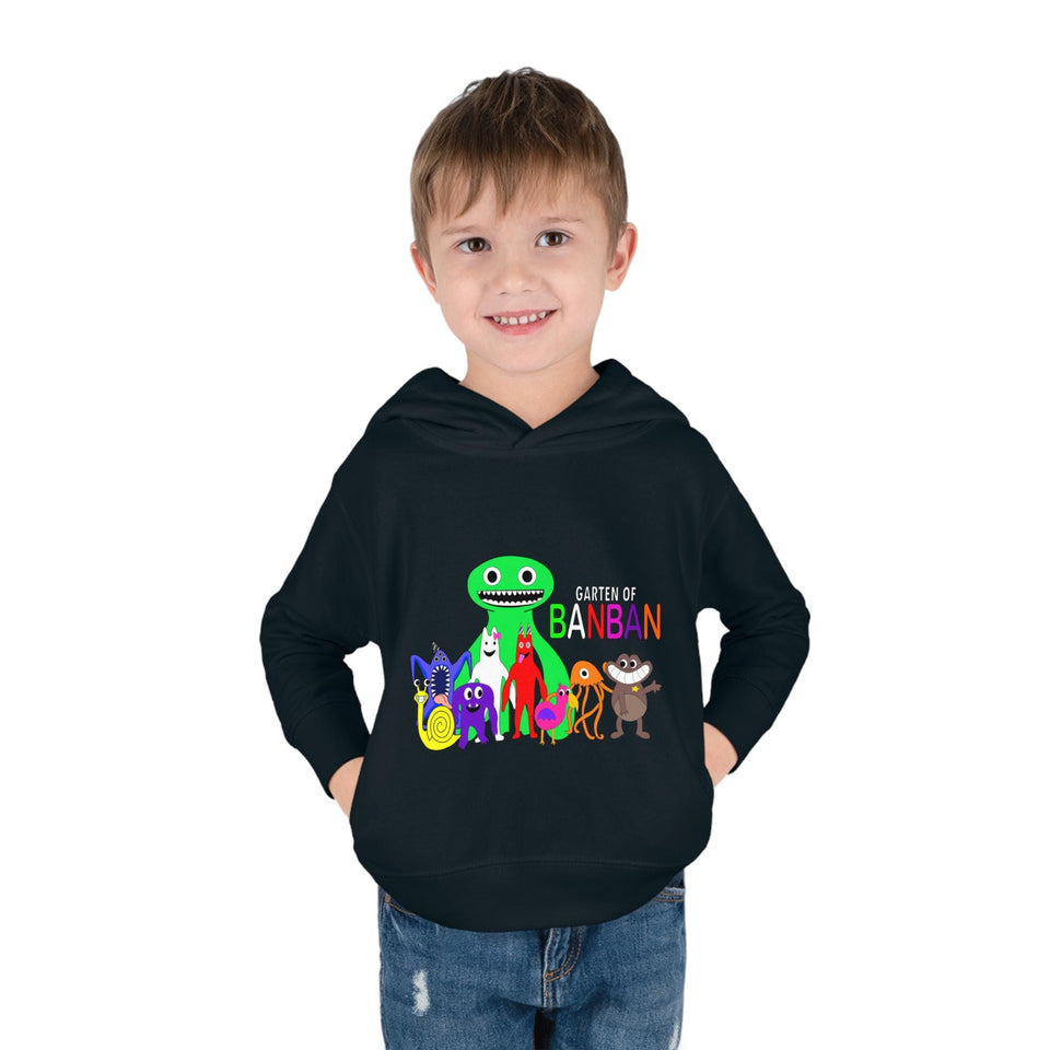 Garten of Banban Toddler Fleece Hoodie: Jumbo Josh & Opila Bird