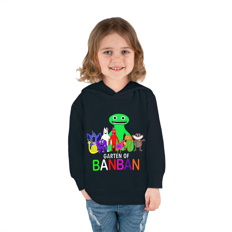 Garten of Banban Toddler Fleece Hoodie: Jumbo Josh & Opila Bird