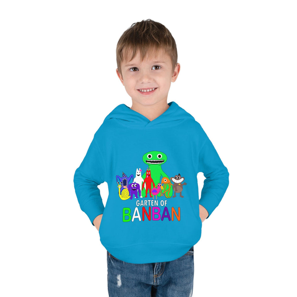 Garten of Banban Toddler Fleece Hoodie: Jumbo Josh & Opila Bird