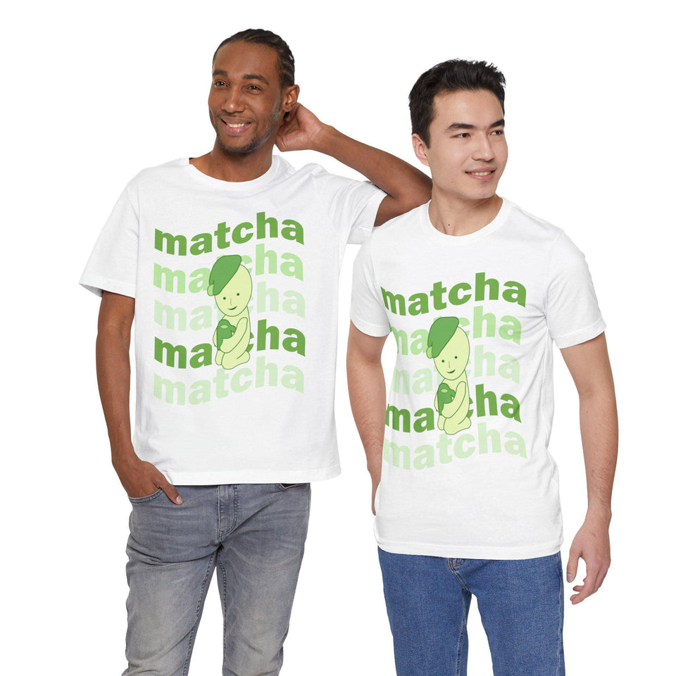 Smiski Matcha Baby Tee: Coquette Cropped Graphic Print