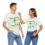 Smiski Matcha Baby Tee: Coquette Cropped Graphic Print