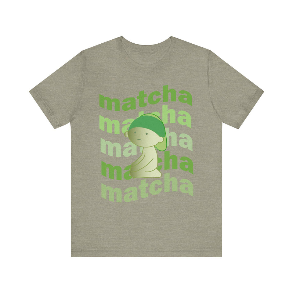Smiski Matcha Baby Tee: Coquette Cropped Graphic Tee