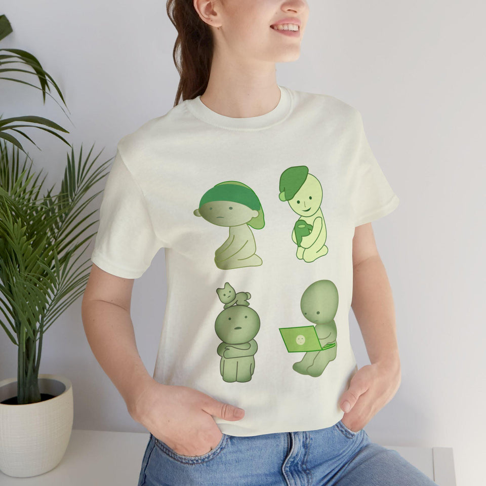 Smiski vintage graphic baby tees streetwear women street style print