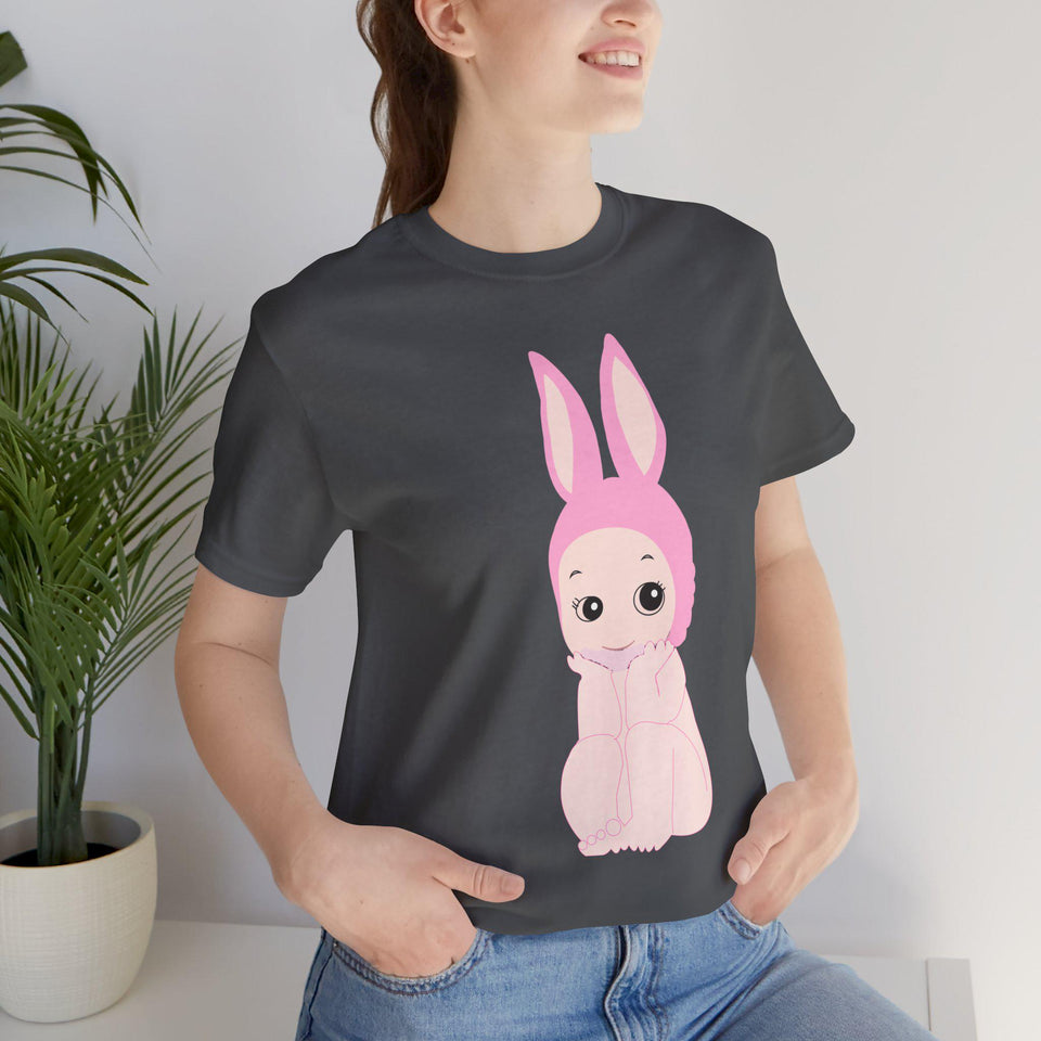 Sonny Angel Baby Tee: Coquette Bow Cherry, Vintage Graphic Cropped Jersey