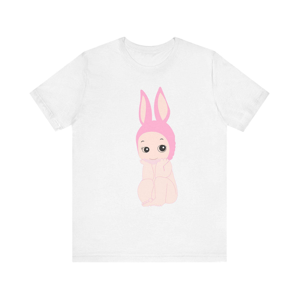 Sonny Angel Baby Tee: Coquette Bow Cherry, Vintage Graphic Cropped Jersey