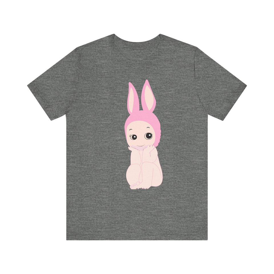 Sonny Angel Baby Tee: Coquette Bow Cherry, Vintage Graphic Cropped Jersey