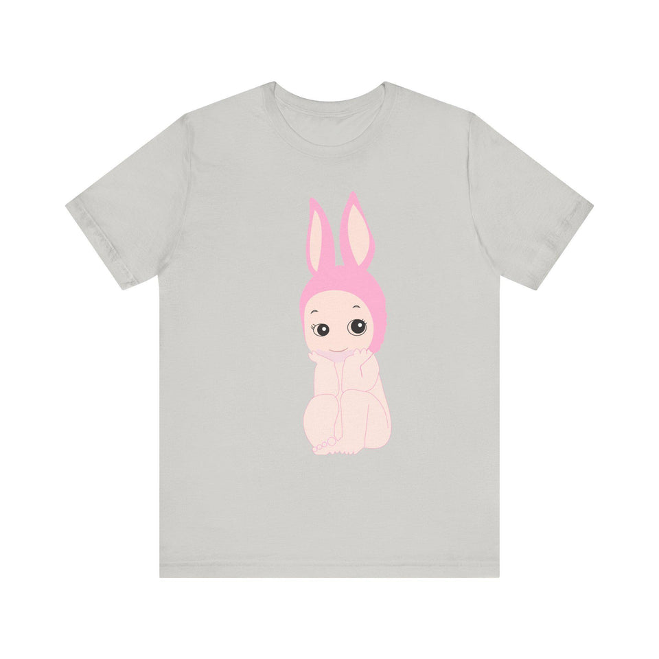 Sonny Angel Baby Tee: Coquette Bow Cherry, Vintage Graphic Cropped Jersey