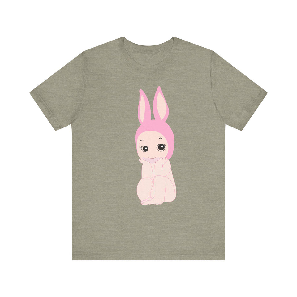 Sonny Angel Baby Tee: Coquette Bow Cherry, Vintage Graphic Cropped Jersey