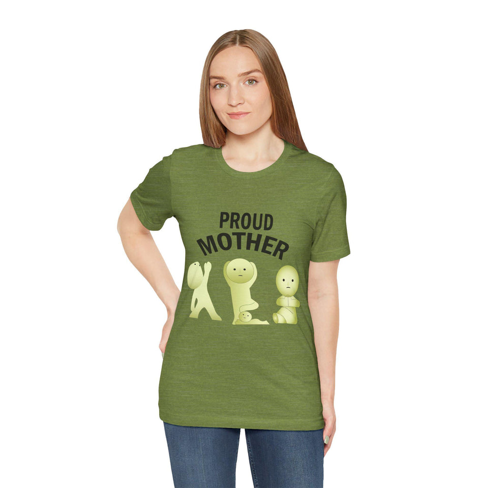 Smiski Proud Mother T-Shirt, Kawaii Graphic Tee