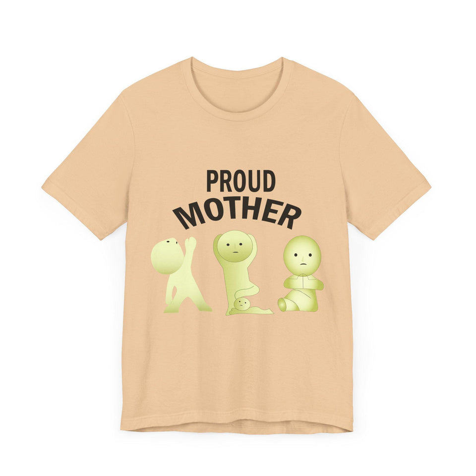 Smiski Proud Mother T-Shirt, Kawaii Graphic Tee