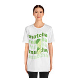 Smiski Matcha Baby Tee: Coquette Cropped Graphic Print