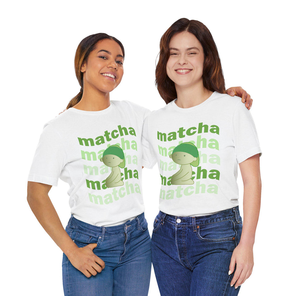 Smiski Matcha Baby Tee: Coquette Cropped Graphic Tee