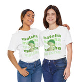 Smiski Matcha Baby Tee: Coquette Cropped Graphic Tee