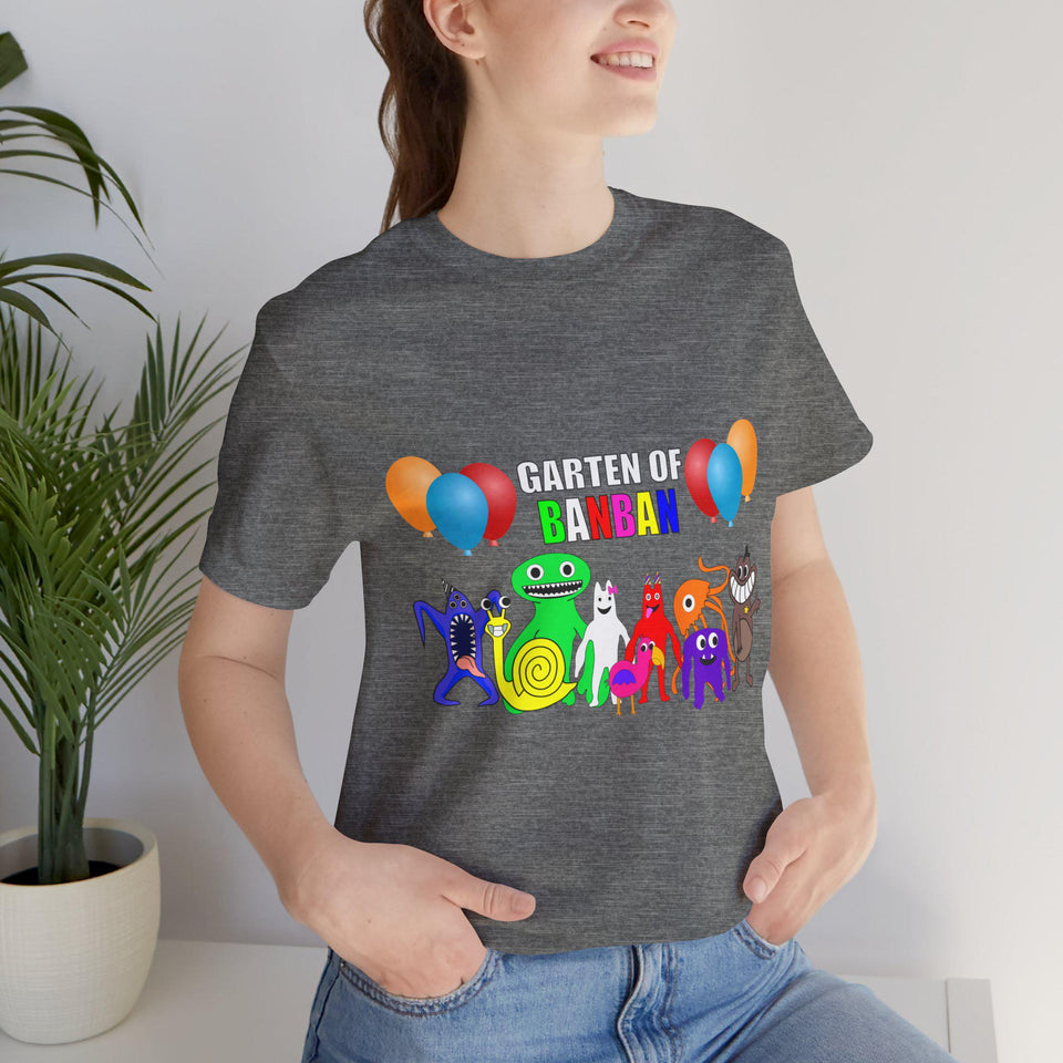 Garten of Banban T-Shirt: Colorful Friends Graphic Tee
