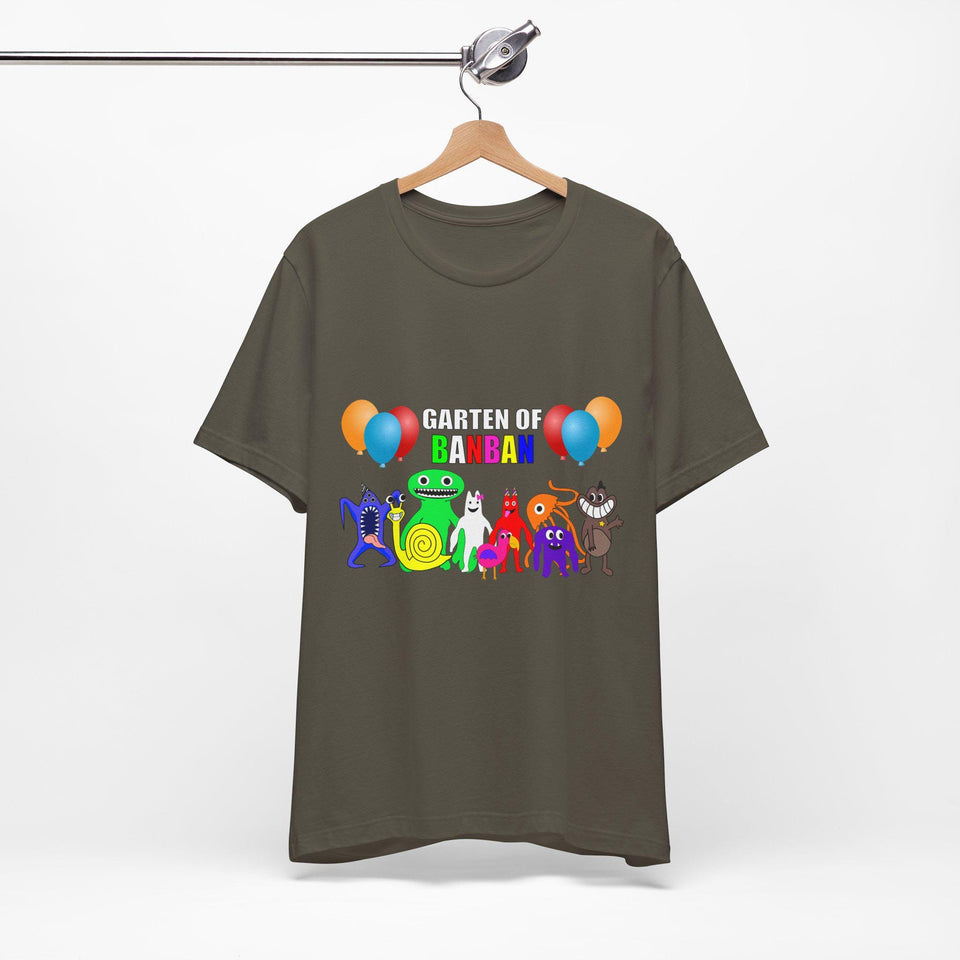 Garten of Banban T-Shirt: Colorful Friends Graphic Tee