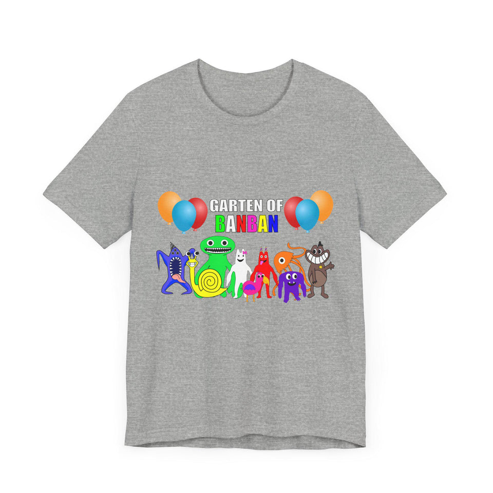 Garten of Banban T-Shirt: Colorful Friends Graphic Tee