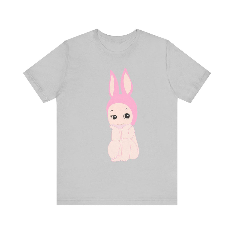 Sonny Angel Baby Tee: Coquette Bow Cherry, Vintage Graphic Cropped Jersey