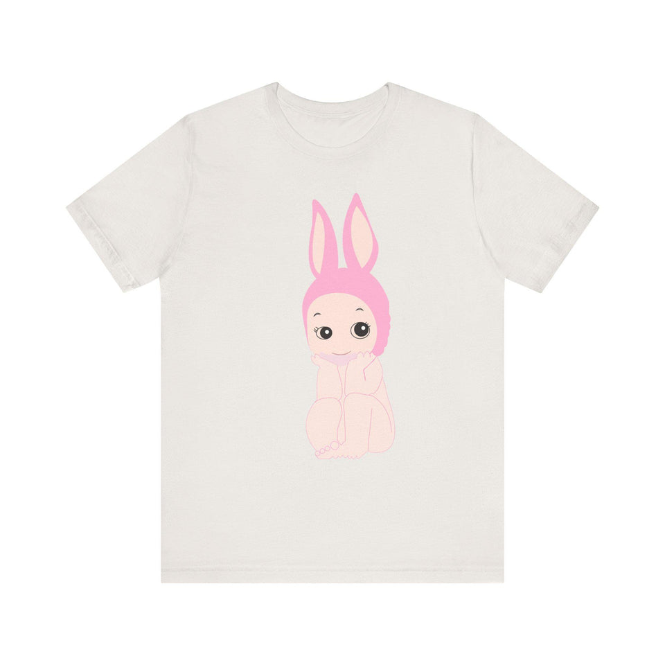 Sonny Angel Baby Tee: Coquette Bow Cherry, Vintage Graphic Cropped Jersey