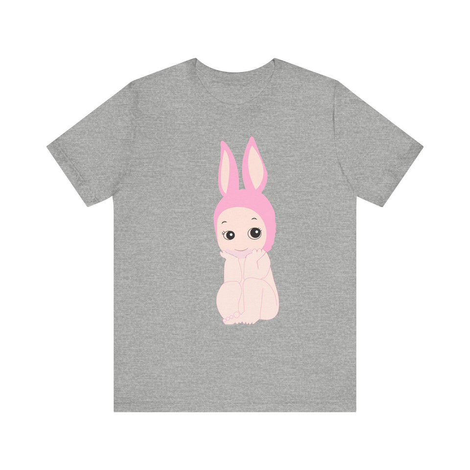 Sonny Angel Baby Tee: Coquette Bow Cherry, Vintage Graphic Cropped Jersey