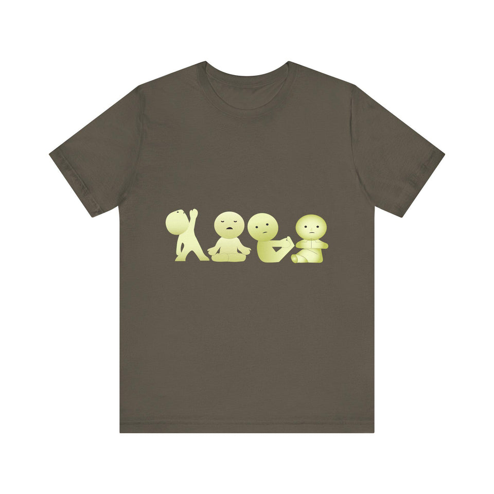 Smiski T-Shirt, Kawaii Japanese Graphic Tee, Unisex Cotton Top
