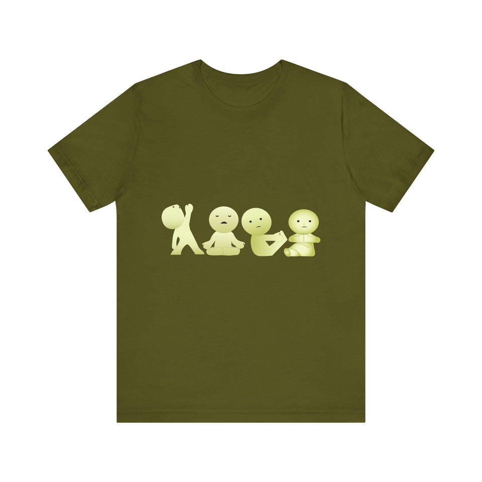 Smiski T-Shirt, Kawaii Japanese Graphic Tee, Unisex Cotton Top