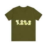 Smiski T-Shirt, Kawaii Japanese Graphic Tee, Unisex Cotton Top