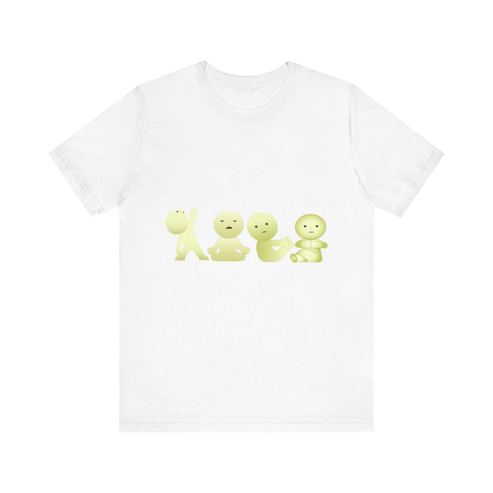 Smiski T-Shirt, Kawaii Japanese Graphic Tee, Unisex Cotton Top