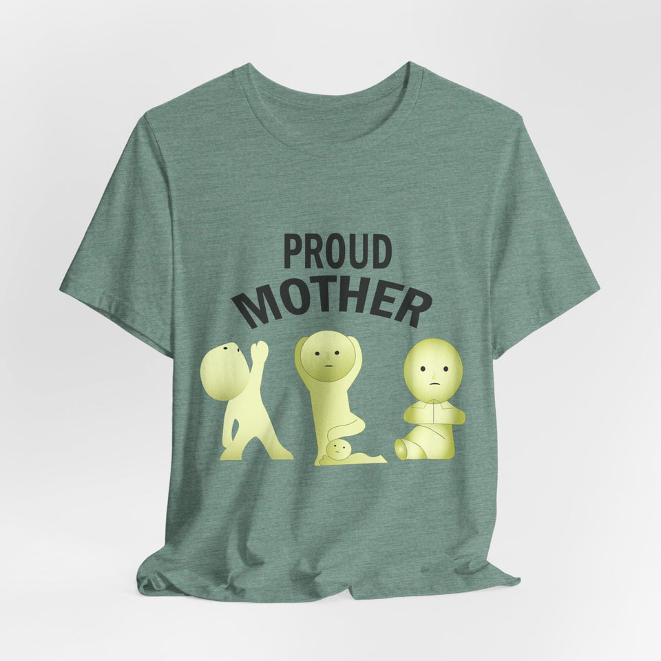 Smiski Proud Mother T-Shirt, Kawaii Graphic Tee