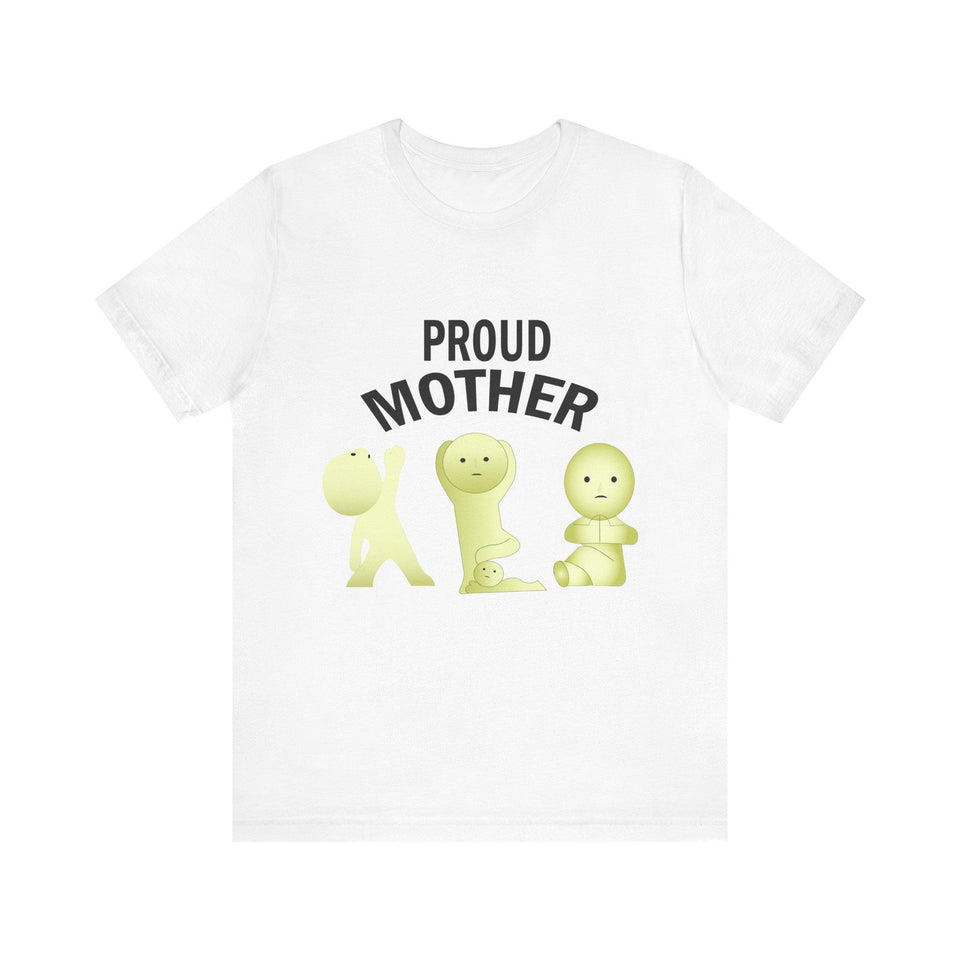 Smiski Proud Mother T-Shirt, Kawaii Graphic Tee