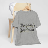 Bergdorf Goodman Tee: Unisex Jersey Short Sleeve T-Shirt