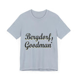 Bergdorf Goodman Tee: Unisex Jersey Short Sleeve T-Shirt