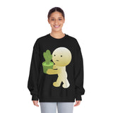Smiski Design Crewneck Sweatshirt – Whimsical Unisex Jumper