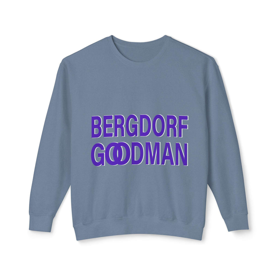 Luxury Lifestyle Unisex Lightweight Crewneck Sweatshirt, High-End Fashion Apparel, Designer Inspired, Gift for Fashionistas, Stylish