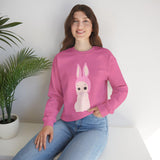 Bunny Girl Sweatshirt, Unisex Cozy Jumper, Rabbit Lover Gift