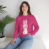 Bunny Girl Sweatshirt, Unisex Cozy Jumper, Rabbit Lover Gift