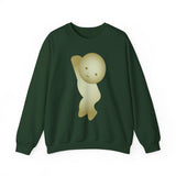 Smiski Sweatshirt, Embroidered Creature Jumper, Cozy Winter Apparel