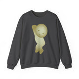 Smiski Sweatshirt, Embroidered Creature Jumper, Cozy Winter Apparel
