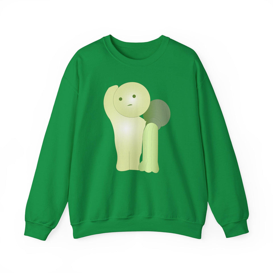 Smiski Embroidered Sweatshirt, Cartoon Pullover