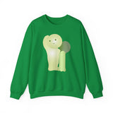 Smiski Embroidered Sweatshirt, Cartoon Pullover