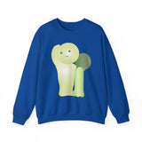 Smiski Embroidered Sweatshirt, Cartoon Pullover