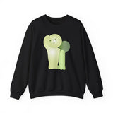 Smiski Embroidered Sweatshirt, Cartoon Pullover