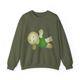Smiski Crewneck Sweatshirt - Quirky Kawaii Design
