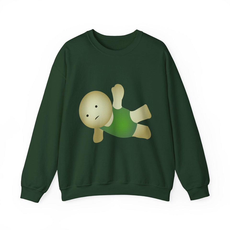 Smiski Crewneck Sweatshirt - Quirky Kawaii Design