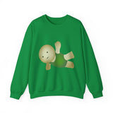 Smiski Crewneck Sweatshirt - Quirky Kawaii Design
