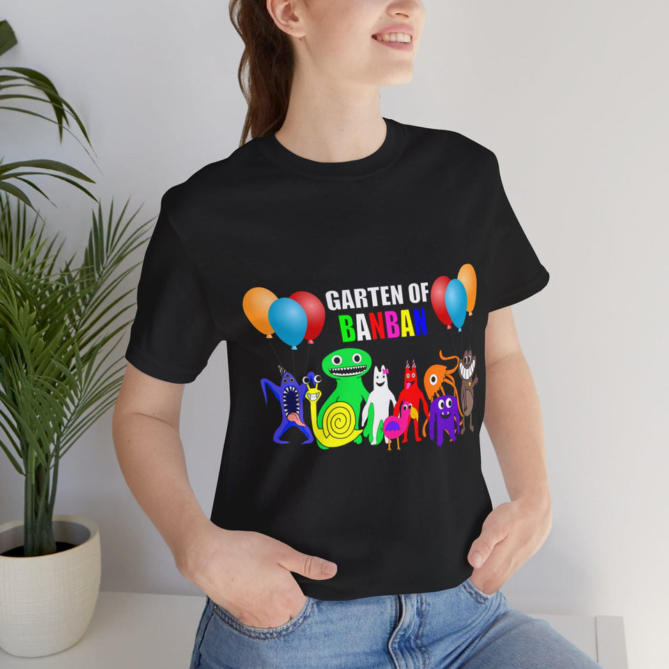 Garten of Banban T-Shirt: Colorful Friends Graphic Tee